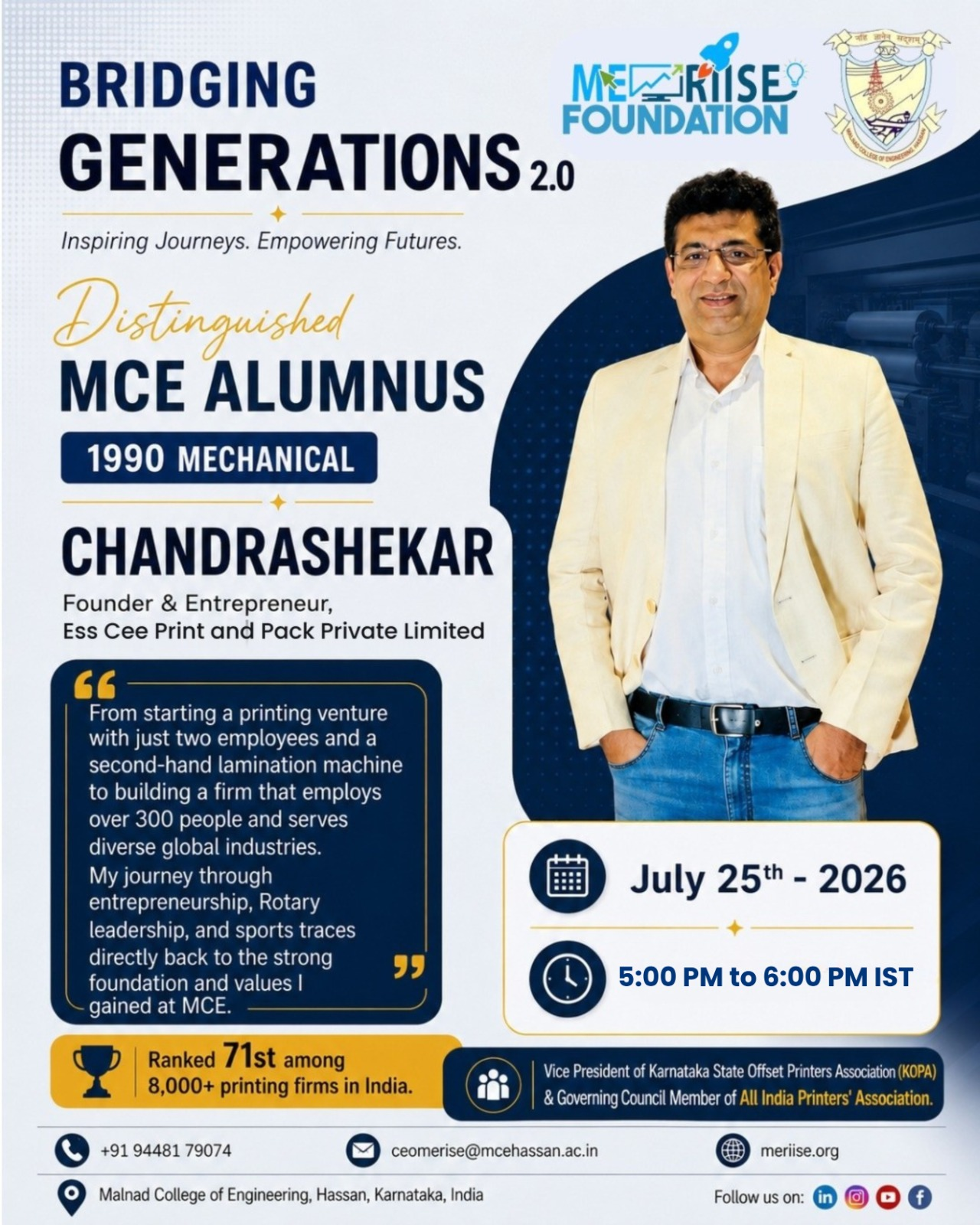 Bridging Generations 2.0 poster